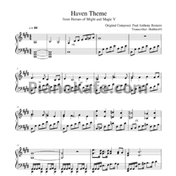 Ноты Paul Anthony Romero - Haven theme - предпросмотр