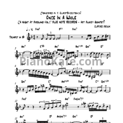 Ноты Art Blakey - Once in a while