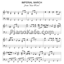 Ноты John Williams - Imperial March (Darth Vader's Theme) - предпросмотр