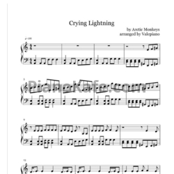 Ноты Arctic Monkeys - Crying lightning - предпросмотр