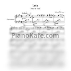 Ноты Rauf & Faik - Lola - предпросмотр