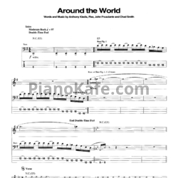 Ноты Red Hot Chili Peppers - Around The World - предпросмотр