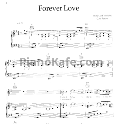Ноты Gary Barlow - Forever love (Версия 2) - предпросмотр