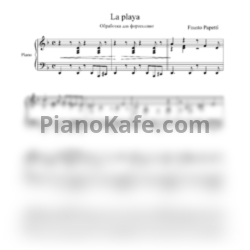 Ноты Fausto Papetti - La playa - предпросмотр