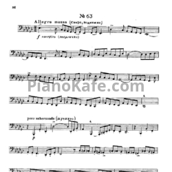 Ноты В. Блажевич - Этюд №63 - предпросмотр