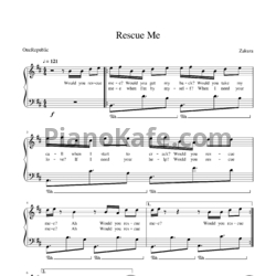 Ноты OneRepublic - Rescue me