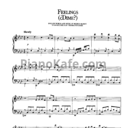 Ноты Richard Clayderman - Feelings - предпросмотр