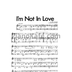 Ноты 10cc - I'm not in love