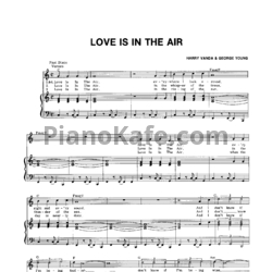 Ноты John Paul Young - Love is in the air