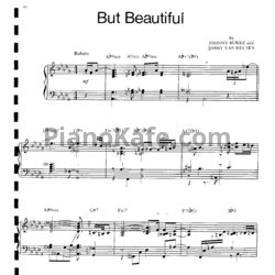 Ноты Bill Evans - But beautiful - предпросмотр