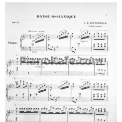 Ноты Луи Моро Готшалк - Danse ossianique (Op. 12) - предпросмотр