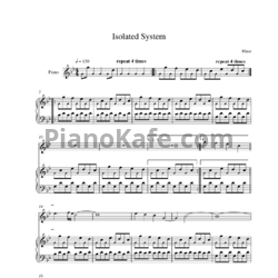 Ноты Muse - Isolated system - предпросмотр