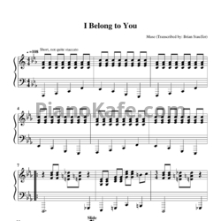 Ноты Muse - I belong to you - предпросмотр