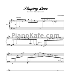 Ноты Ennio Morricone - Playing love - предпросмотр