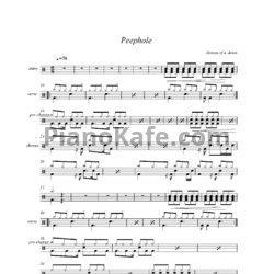 Ноты System of a Down - Peephole - предпросмотр