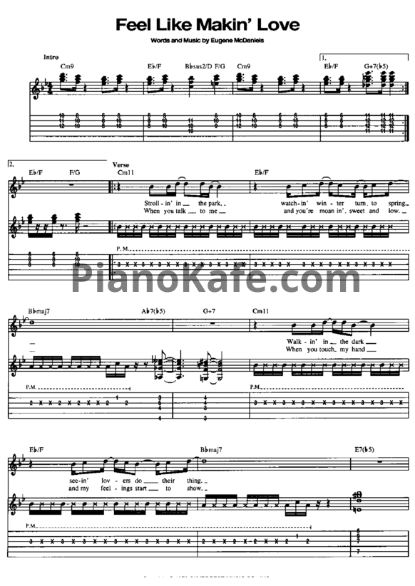 Ноты George Benson - Feel like makin' love - PianoKafe.com