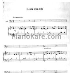 Ноты Ludovico Einaudi - Resta con me - предпросмотр