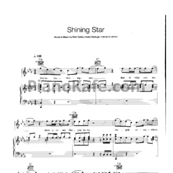 Ноты Backstreet Boys - Shining star - предпросмотр