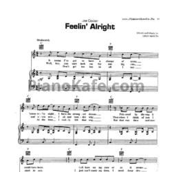 Ноты Joe Cocker - Feeling alright - предпросмотр