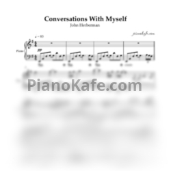 Ноты John Herberman - Conversations with myself - предпросмотр