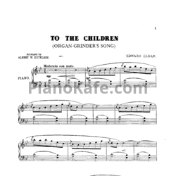 Ноты Эдуард Элгар - Звездный экспресс (Op. 78) - предпросмотр