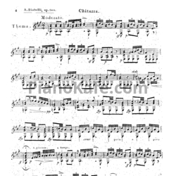 Ноты А. Диабелли - Вариации для гитары соло (Op. 104) - предпросмотр