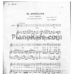 Ноты Себастьян де Ирадье - Хабанера "El arreglito"