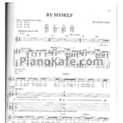 Ноты Linkin Park - By myself - предпросмотр