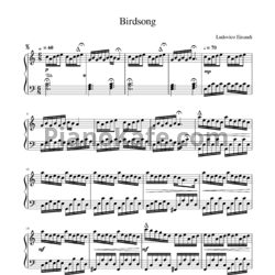 Ноты Ludovico Einaudi - Birdsong (Day 2) - предпросмотр