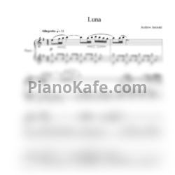 Ноты Andrew Jasinski - Luna - предпросмотр