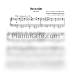 Ноты Luis Fonsi feat. Daddy Yankee - Despacito (Advanced cover) - предпросмотр