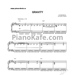 Ноты Steven Price - Gravity - предпросмотр