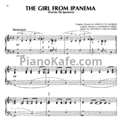 Ноты Antonio Carlos Jobim - The girl from Ipanema (Garota de Ipanema) - предпросмотр