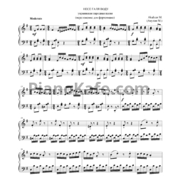 Ноты Марина Акулян - Вариации на тему украинской народной песни "Несе Галя воду" - предпросмотр