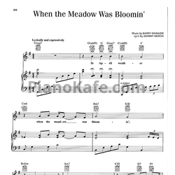 Ноты Barry Manilow - When the meadow was bloomin' - предпросмотр