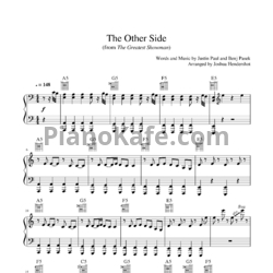 Ноты Hugh Jackman & Zac Efron - The other side - предпросмотр