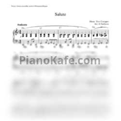 Ноты Toto Cutugno - Salute - предпросмотр