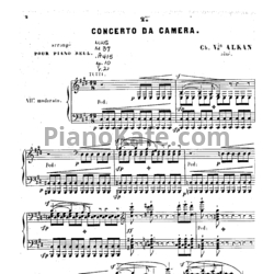 Ноты Шарль Алькан - Камерный концерт ля минор (Op. 10 №2) - предпросмотр