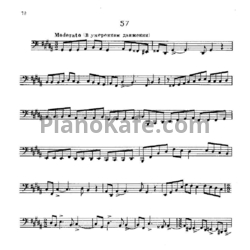 Ноты В. Блажевич - Этюд №57 - предпросмотр