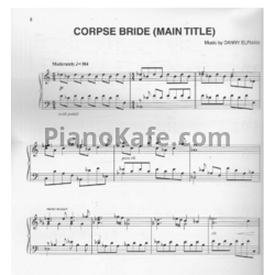 Ноты Danny Elfman - Corpse bride (Книга нот)