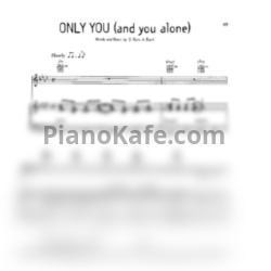 Ноты Louis Armstrong - Only you (and you alone) - предпросмотр
