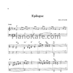 Ноты Bill Evans - Epilogue - предпросмотр