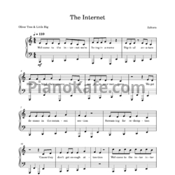 Ноты Oliver Tree & Little Big - The Internet - предпросмотр