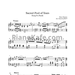 Ноты Hans Zimmer - Sacred pool of tears - предпросмотр