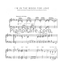 Ноты Jimmy McHugh and Dorothy Fields - I'm in the mood for love - предпросмотр