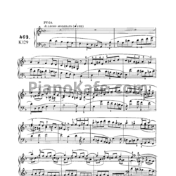 Ноты Д. Скарлатти - Соната K129 - предпросмотр