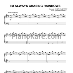 Ноты Harry Carroll - I'm always chasing rainbows