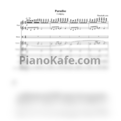 Ноты Coldplay - Paradise (Партитура и партии) - предпросмотр