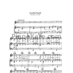 Ноты Frank Sinatra - Something stupid - предпросмотр