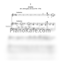 Ноты G.B. Pergolesi - Arietta - предпросмотр